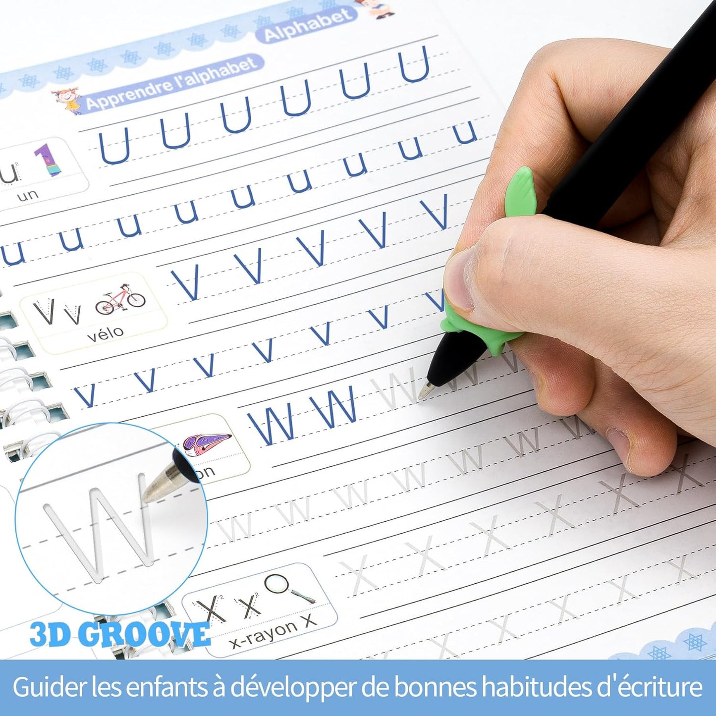 4 Cahiers d'écriture réutilisables ™