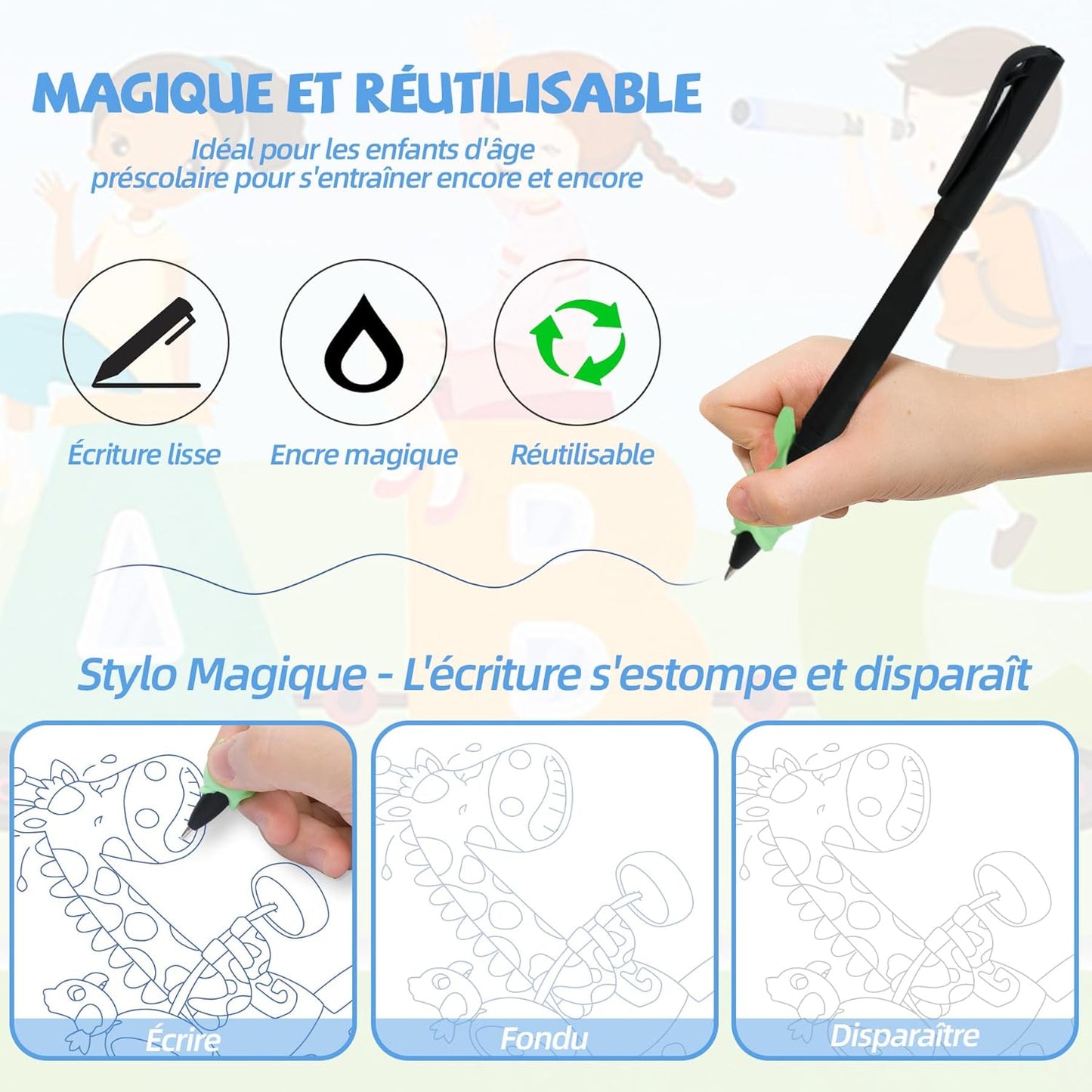 4 Cahiers d'écriture réutilisables ™